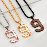 Men's Baseball Pendant Necklace Stainless Steel Necklaces