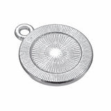 10pcs Saint Christopher Charms Rhodium Plating for DIY Jewelry