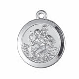 10pcs Saint Christopher Charms Rhodium Plating for DIY Jewelry