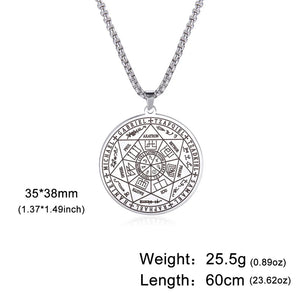 Archangels Sigil Talisman Necklace Stainless Steel Amulet Jewelry