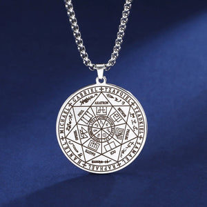 Archangels Sigil Talisman Necklace Stainless Steel Amulet Jewelry