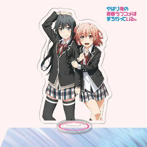My Teen Romantic Comedy Snafu Keychain Man Anime Key Chain Women Cartoon