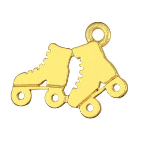 20pcs Roller Skates Shoes Charms for Necklace Bracelet Jewelry Making