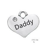 Princess Charms Rhinestone Heart DIY Jewelry Making