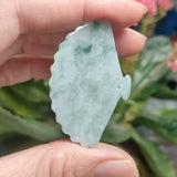 Myanmar A-goods Emerald Fan Pendant