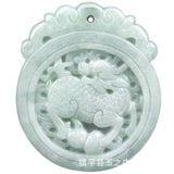 Myanmar A-goods Jade Kylin Pendant Emerald Jade Pendant