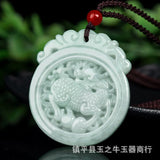 Myanmar A-goods Jade Kylin Pendant Emerald Jade Pendant