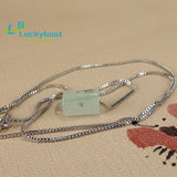 Myanmar Green Flower Emerald Ruyi Pendant for Men and Women