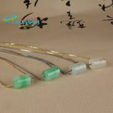 Myanmar Green Flower Emerald Ruyi Pendant for Men and Women