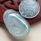 Myanmar Jade Ice Pendant Ruyi Necklace