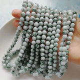 Myanmar Jadeite Beaded Necklace Women Charms Jewellery