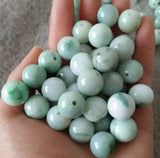 Myanmar Jadeite Beaded Necklace Women Charms Jewellery