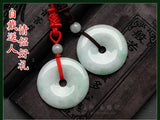 Myanmar Safety Clasp Jade Pendant Necklace