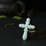 Myanmar Emerald A-Goods Pendant Jade Necklace for Men and Women