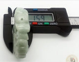 Myanmar Emerald Vase Pendant Chinese Zodiac Rat Jade Lucky Amulet