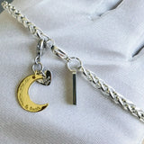 Mybeboa 925 Silver Hiphop Rock Bracelet Side Chain Lobster Clasp