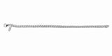 Mybeboa 925 Silver Hiphop Rock Bracelet Side Chain Lobster Clasp