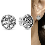 925 Silver Angel Wing Heart Stud Earrings for Anniversary Birthday Gift Women