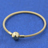 925 Solid Silver Bracelets Moments Mesh Bracelet Women