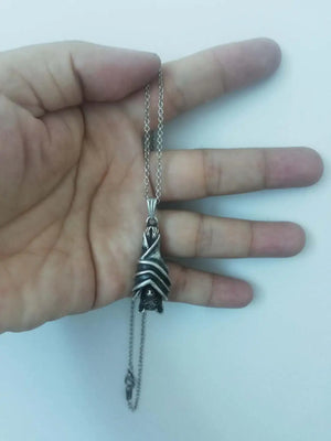 Elegant Bat Pendant Necklace with Enigmatic Charm