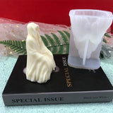 Ghost Silicone Mold for DIY Plaster Candle Making