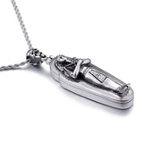 Men's Stainless Steel Mummy Pendant Retro Titanium Steel Jewelry