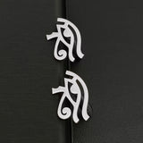 Ancient Egypt Eye of Horus Men Cufflinks Stainless Steel Wedding Amulet