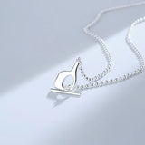 ZFSILVER S925 Sterling Silver Irregular Ball Chain Necklaces For Women