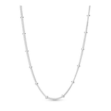 925 Sterling Silver Necklace Adjustable Chain Accessory