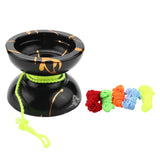 N11 Alloy Aluminum Professional Yoyo Unresponsive Yoyo Ball (Black Golden)