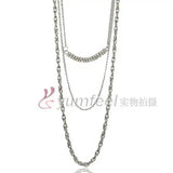 N1312 Multi-layer Tassel Drill Claw Necklace
