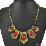 N1327 Metal Piece Party Necklace Women's Clothes Chain Jewelry