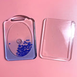 N1HE 2Pcs Resin Shaker Mold DIY Quicksand Epoxy Mold