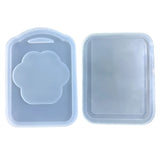 N1HE 2Pcs Resin Shaker Mold DIY Quicksand Epoxy Mold