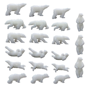 N1HE Silicone Polar Bear Resin Mold for Jewelry Making