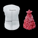 3D Xmas Tree Heart Star Candle Mold Resin Epoxy Casting Mold for Party Decor