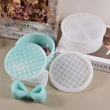 Diamonds Resin Box Molds with Lids, 3D Jar Silicone Mold