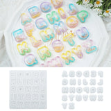 English Letter Silicone Molds Fondant Chocolate Moulds Baking Soap Clay Tools