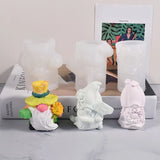 Santa Claus Resin Casting Mold Epoxy Bearded Dwarf Christmas