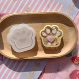 N1HE Quicksand Resin Art Shaker Mold Heart Pendant Mold
