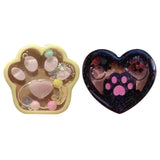 N1HE Quicksand Resin Art Shaker Mold Heart Pendant Mold