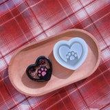 N1HE Quicksand Resin Art Shaker Mold Heart Pendant Mold