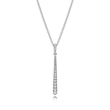 925 Sterling Silver Snake Bone Chain Necklace Hollow Floral Love