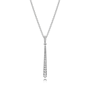 925 Sterling Silver Snake Bone Chain Necklace Hollow Floral Love