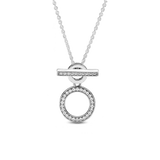 Sterling Silver Necklace Snake Bone Chain Pattern Rainbow Love Heart Double Ring