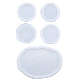 5 Pcs Silicone Dish Molds for DIY Jewelry Storage