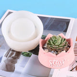 DIY Flower Pot Silicone Mold for Succulents Resin Moulds