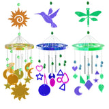 Butterfly Star Wind Chime Crystal Epoxy Mold Dragonfly Pendant Wall Hanging