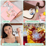 Acrylic Keychain Set: 60 Blanks, Tassels, Rings, Extension Chain