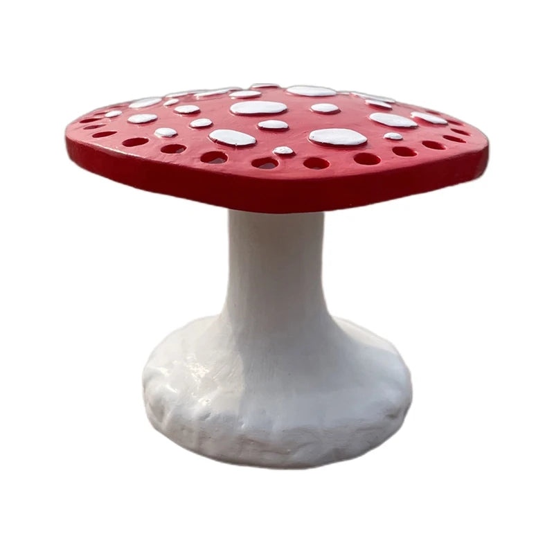 Round Mushroom Earring Display Stand 26 Holes Jewelry Holder